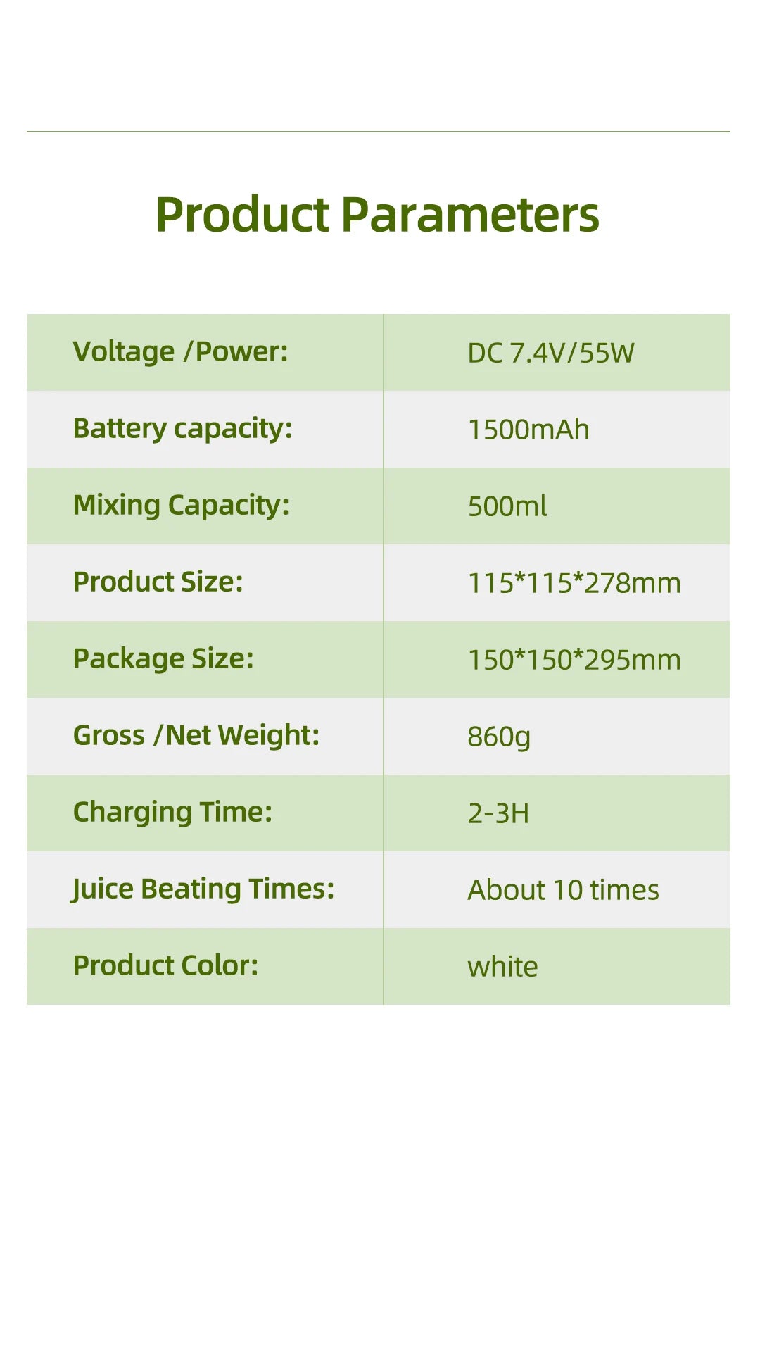 SipFresh Z-Pro Portable Blender