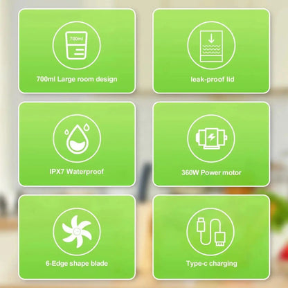 SipFresh Pro 700 Portable Blender