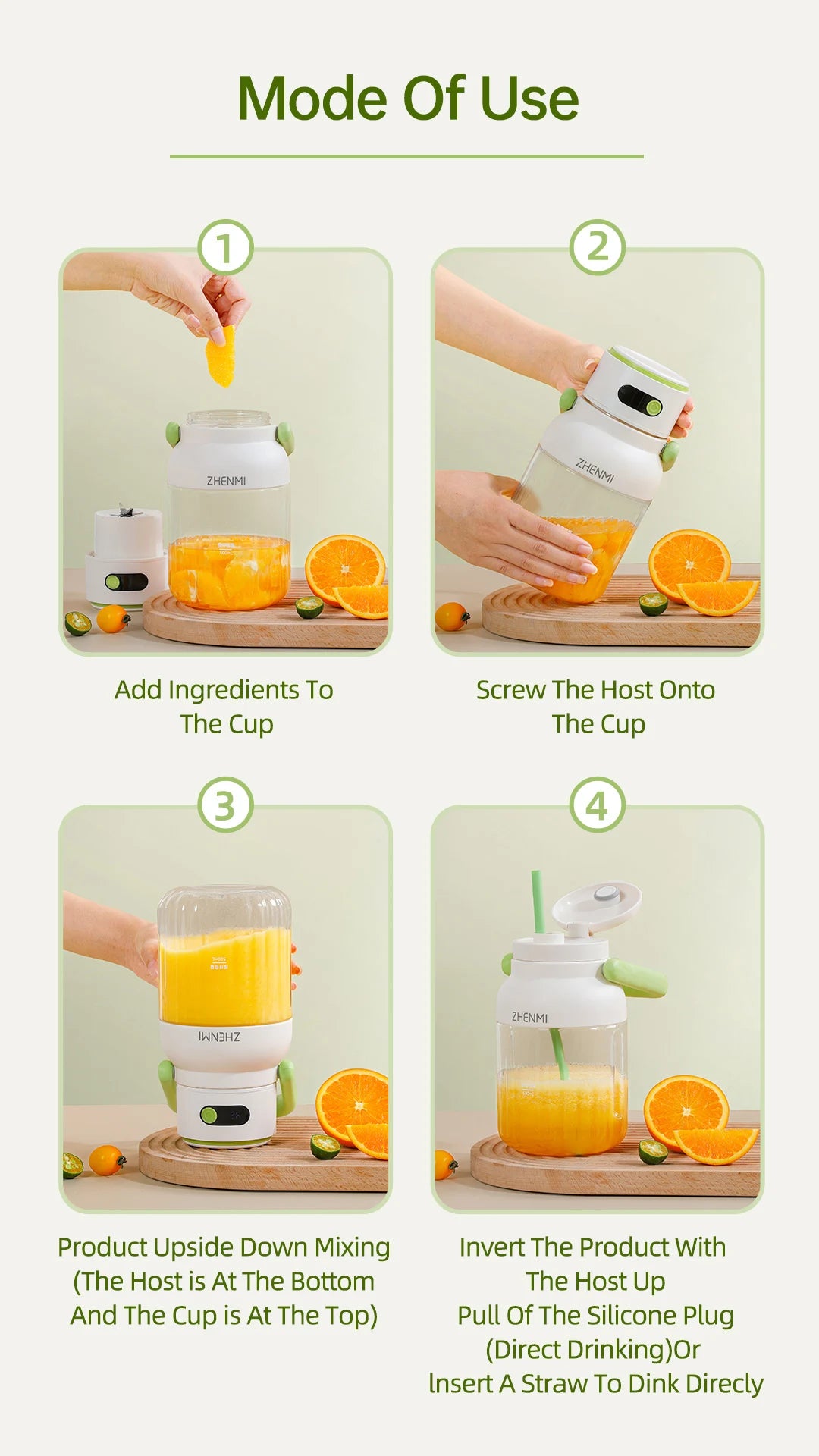 SipFresh Z-Pro Portable Blender