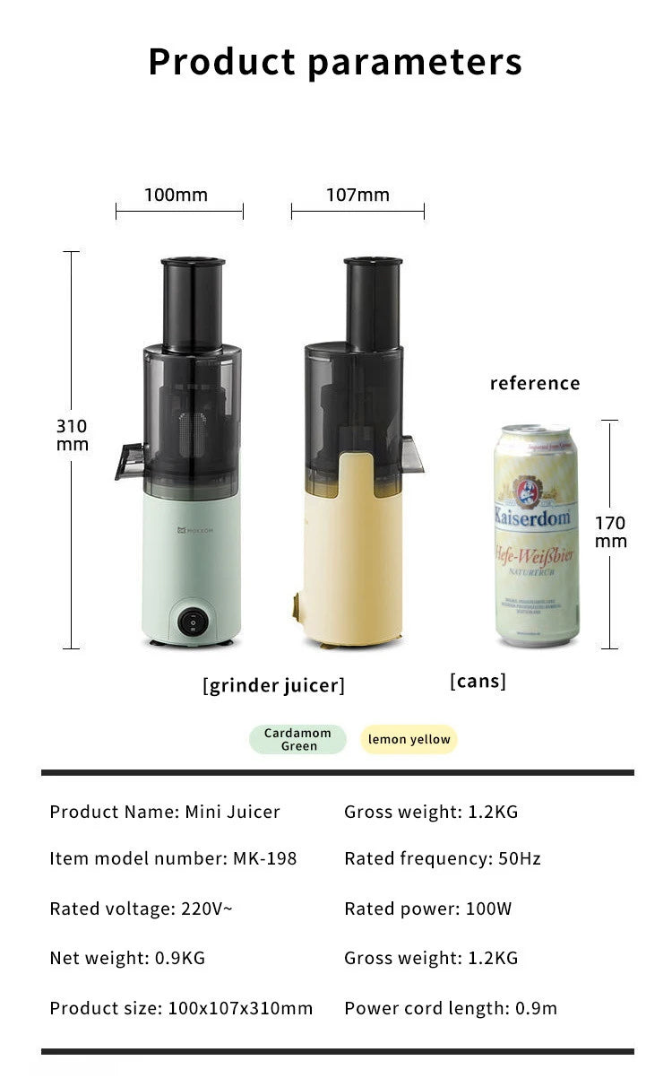 SipFresh Mini Slow Juicer